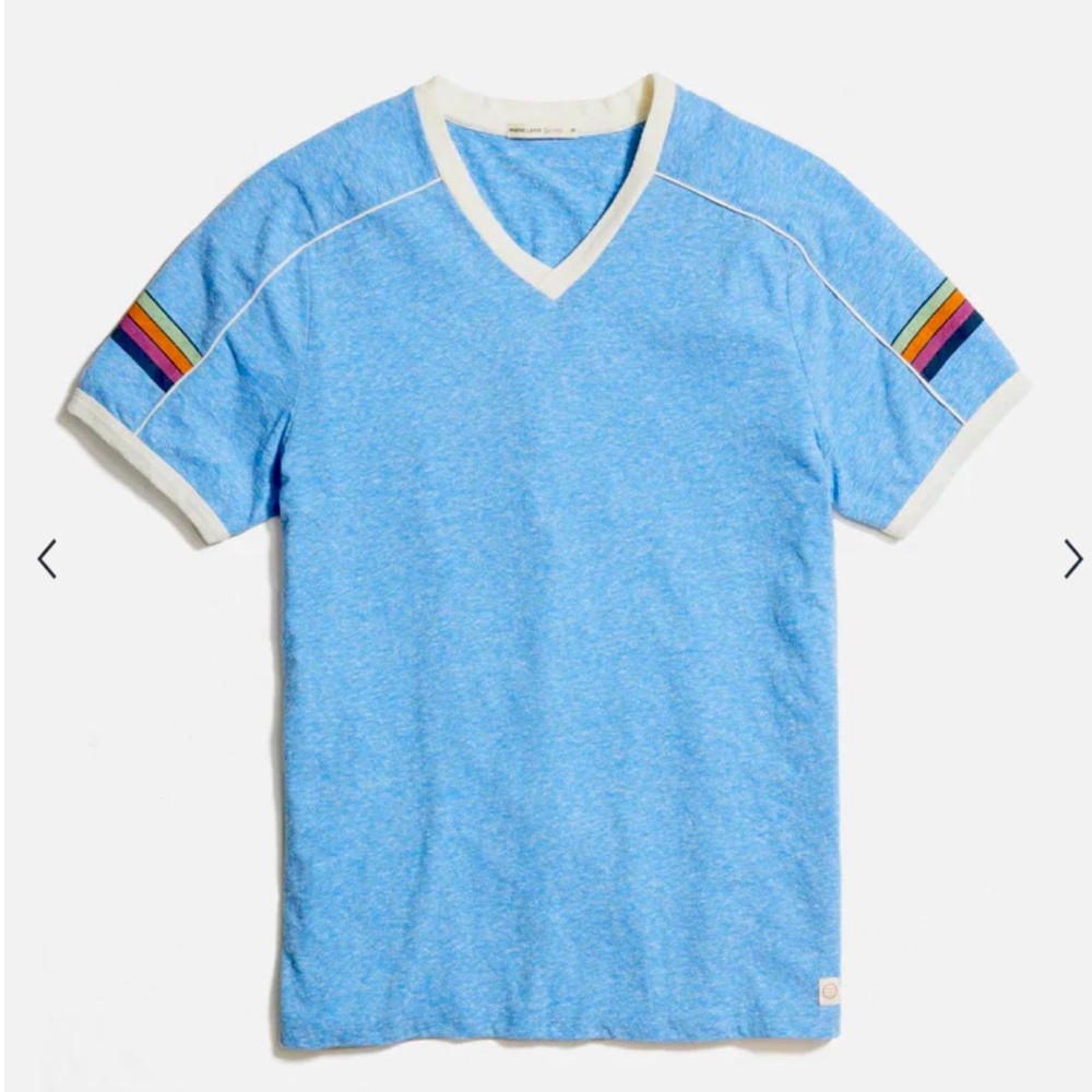 Marine Layer Varsity V-Neck Tee (Marina - M/L ‘Marge’)